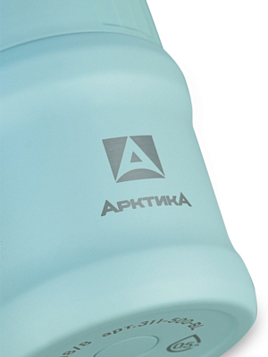 Термос для еды Арктика вакуумный, 0,5л Голубой