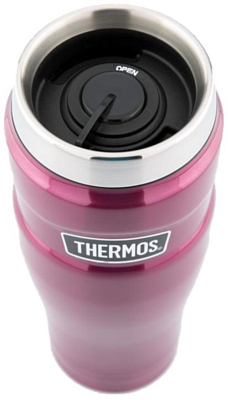 Термокружка Thermos со стальной колбой SK1005 Matte Raspberry , 0,47L