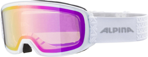 Очки горнолыжные ALPINA Nakiska Q-Lite White Matt/Q-Lite Pink S1
