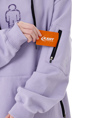 Толстовка ROMP Crack Hoodie Lavender