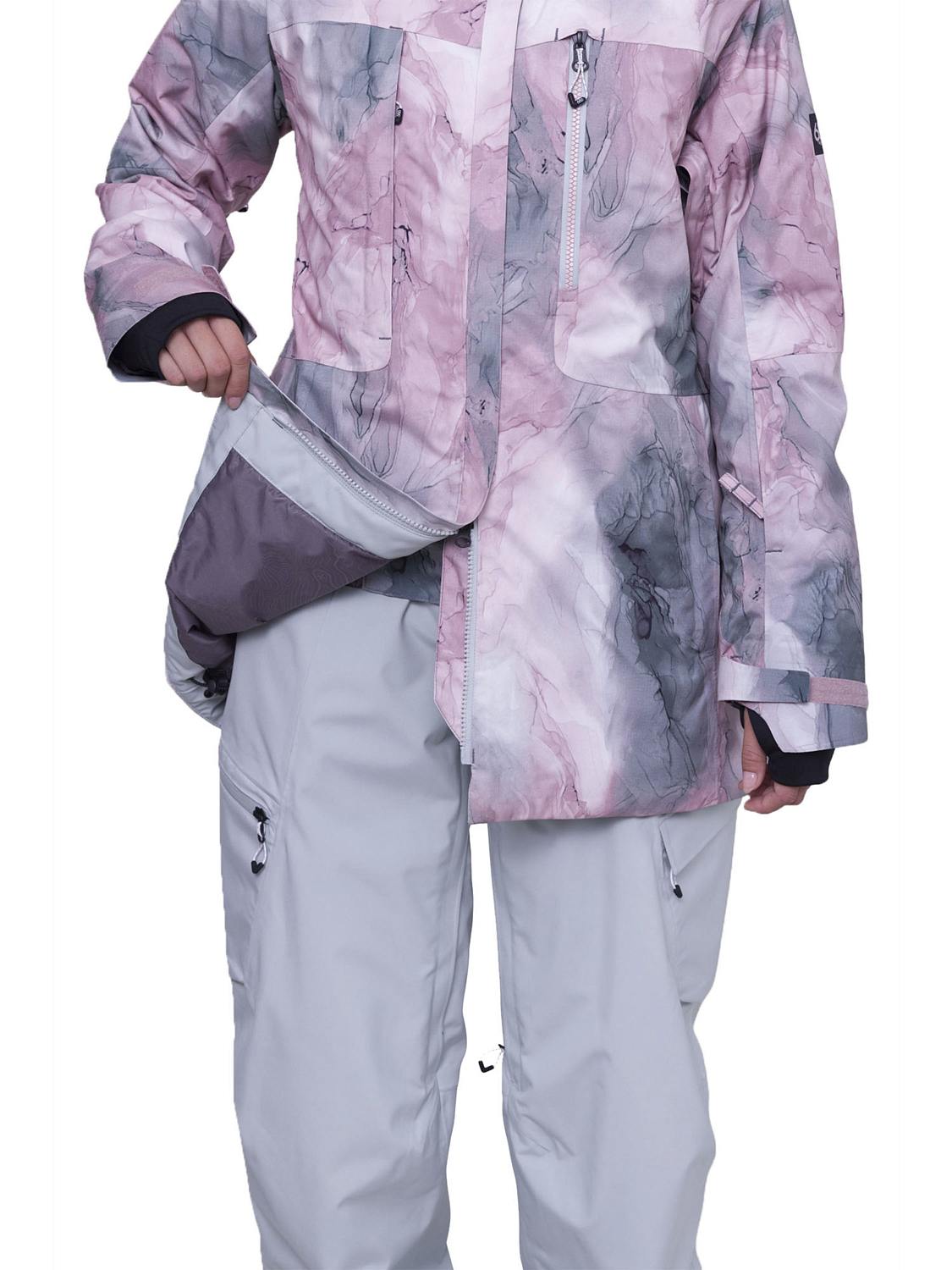 Куртка сноубордическая 686 Mantra Dusty Mauve Marble