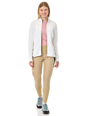Флисовая куртка Salewa Puez Waffle Hybryd PL White