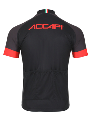 Велоджерси Accapi Short Sleeve Shirt Full Zip M Black