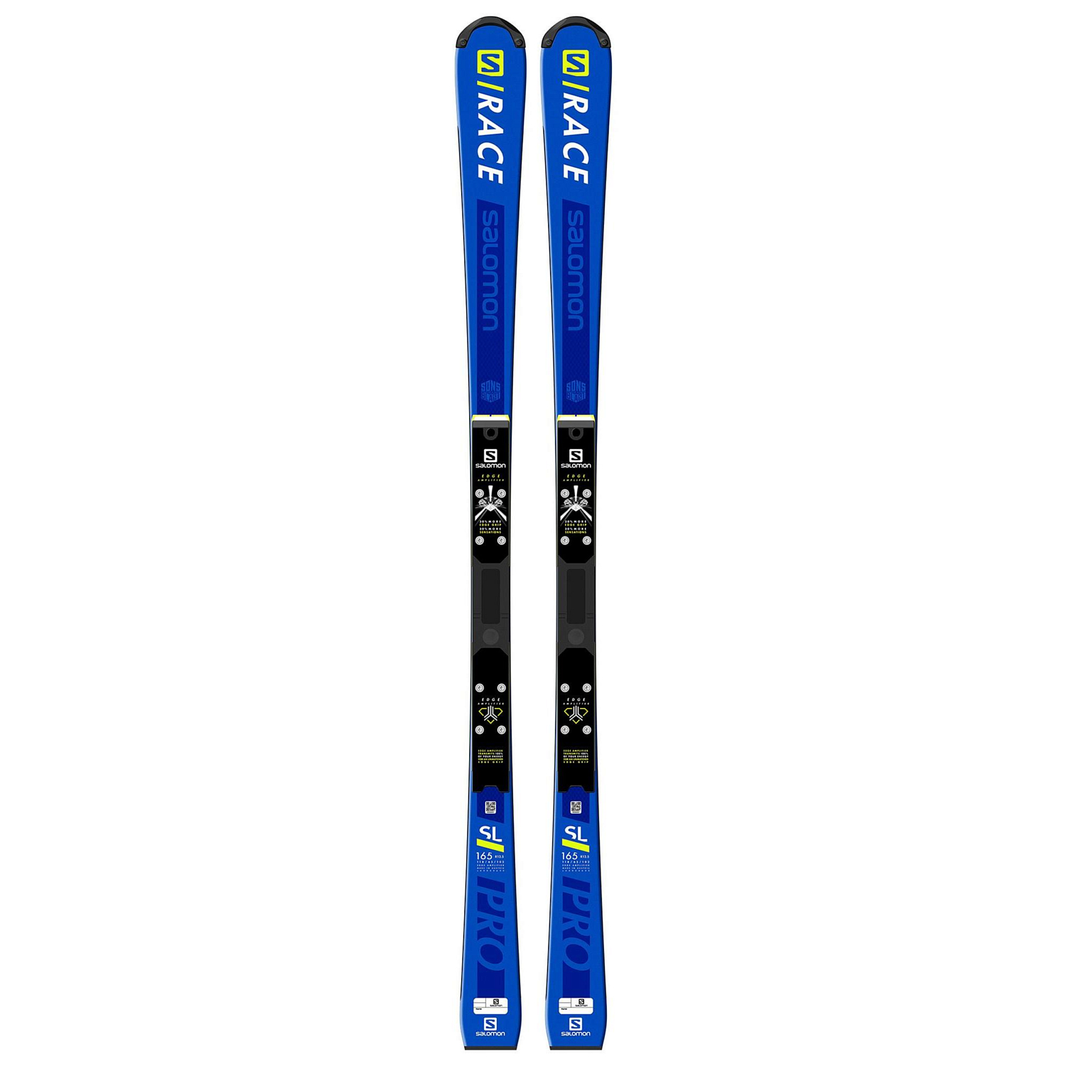 Горные лыжи SALOMON 2019-20 S/Race Pro 165 + P80 Blue/Fluo Yellow