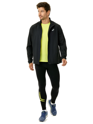 Куртка беговая Asics Silver Black