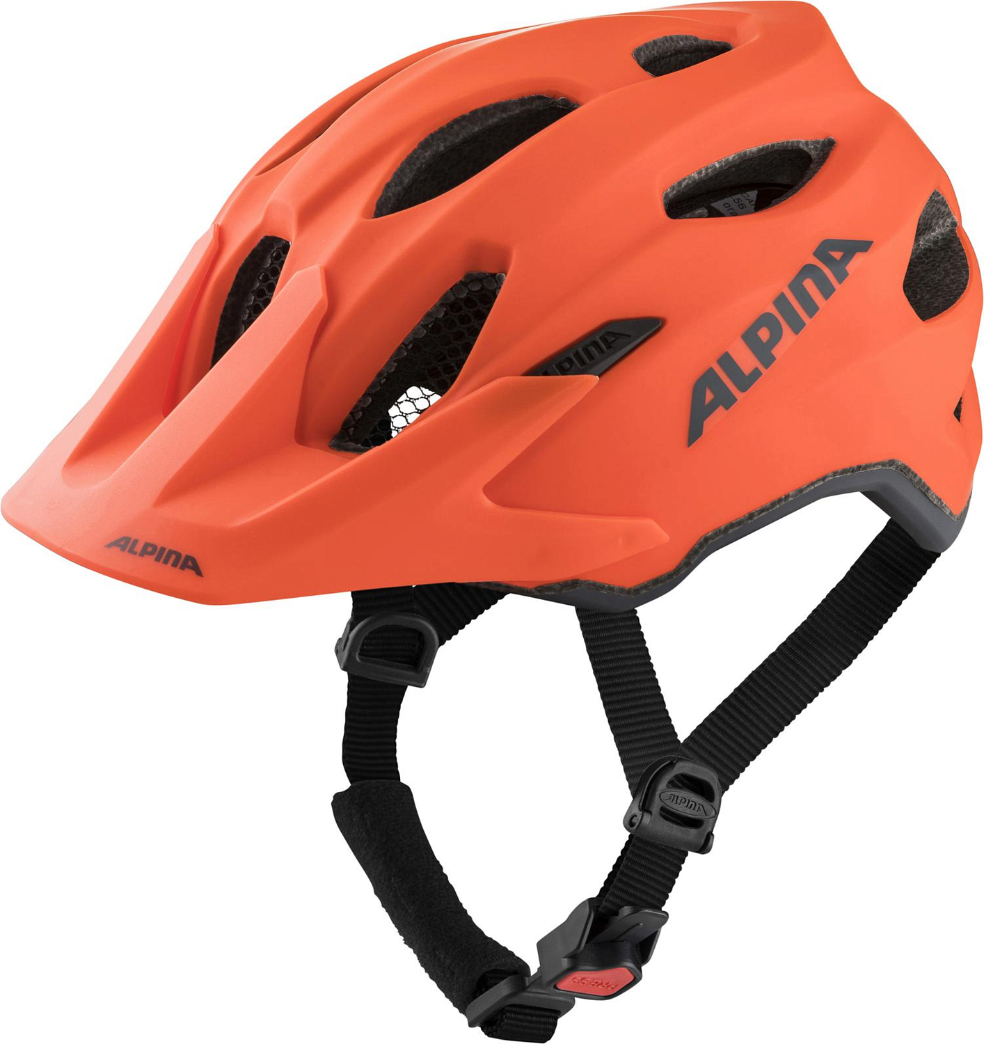 Велошлем Alpina 2022 Carapax Jr. Pumpkin-Orange Matt