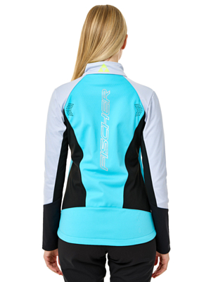 Куртка беговая FISCHER Softshell Warm Mint/Gray