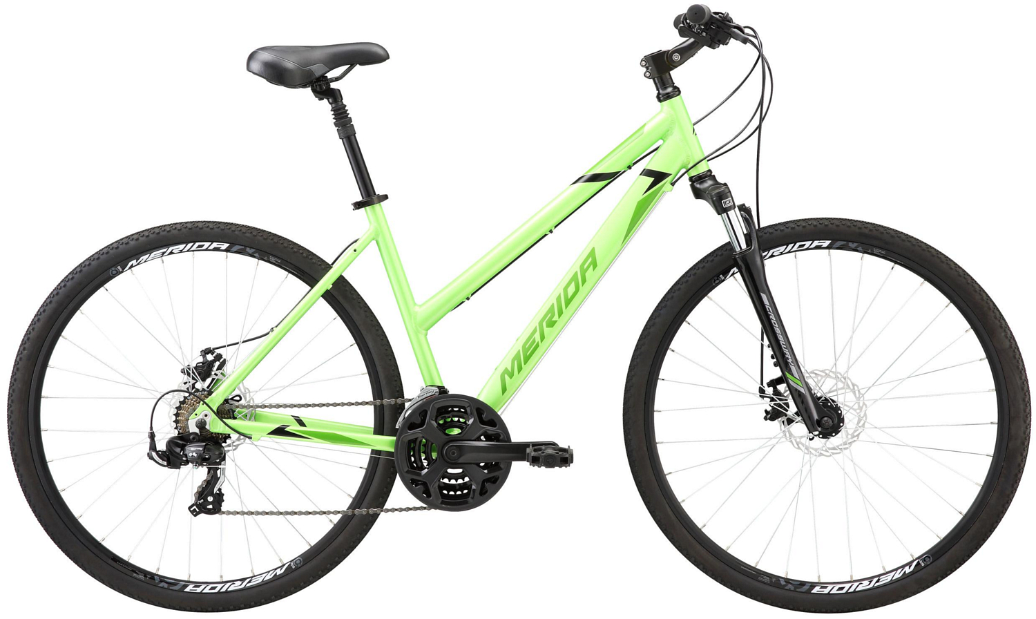 Велосипед MERIDA Crossway 10-MD Lady 2020 Silk Lite Green(Black/Green)