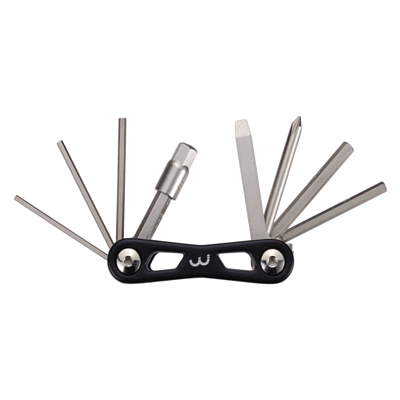 Мультитул велосипедный BBB Mini Fold S Black/Silver