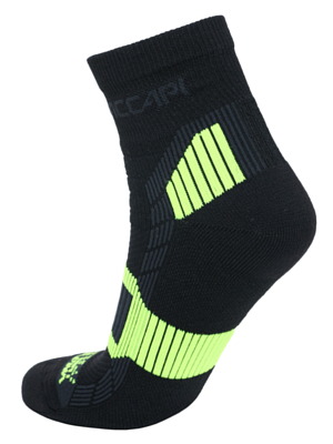 Носки Accapi Running Coolmax Black/Yellow Fluo