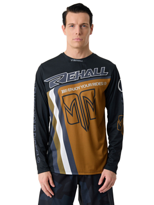 Велофутболка с длинным рукавом Rehall MIKE-R T-Shirt Long Sleeve Black