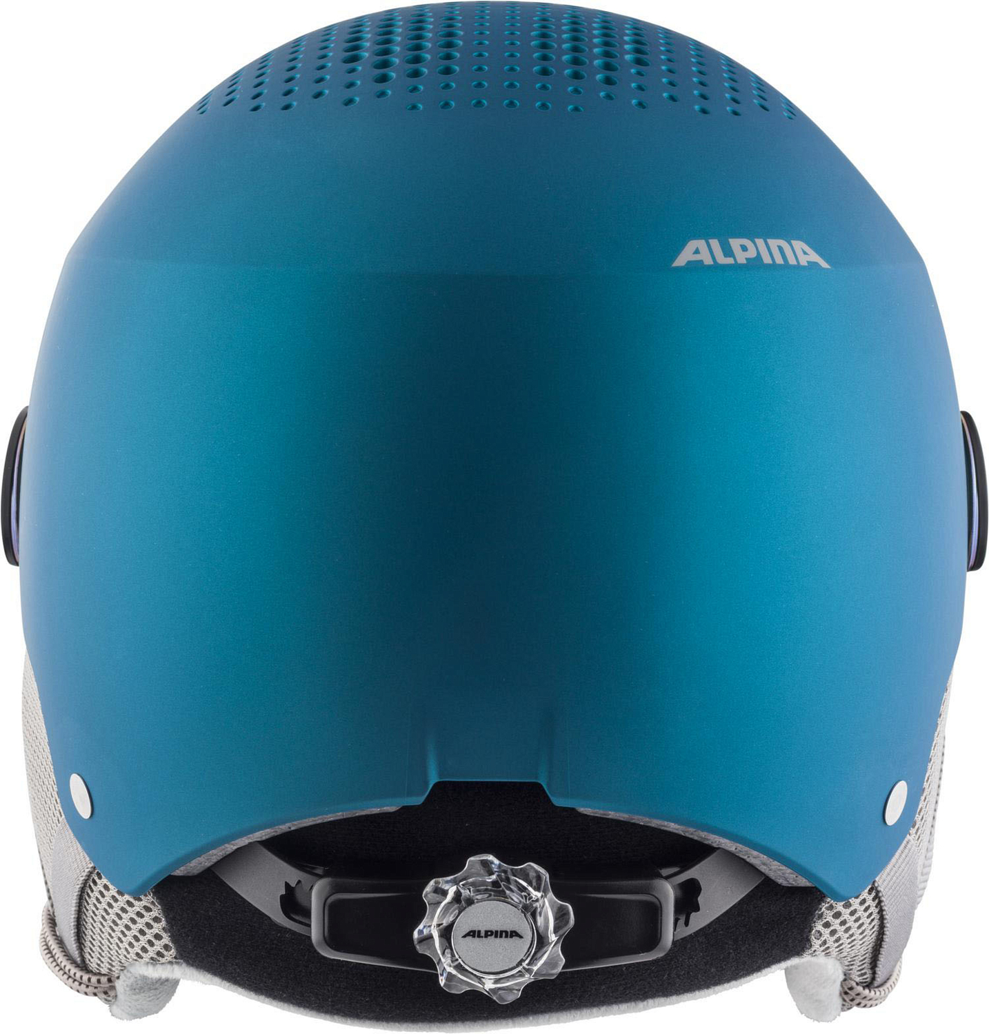 Шлем с визором детский ALPINA Zupo Visor Q Lite Turquoise Matt