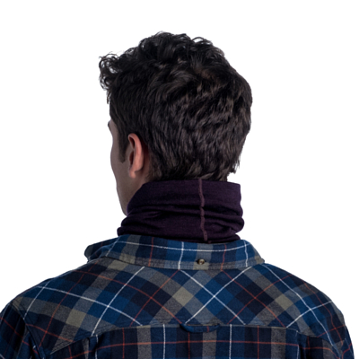 Бандана Buff Merino Heavyweight Solid Deep Purple