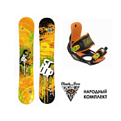 Комплект BF2 Сноуборд+Крепления Black Fire 2016-17 Scoop (мужской)