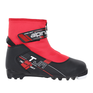 Лыжные ботинки Alpina. TJ BLACK/RED