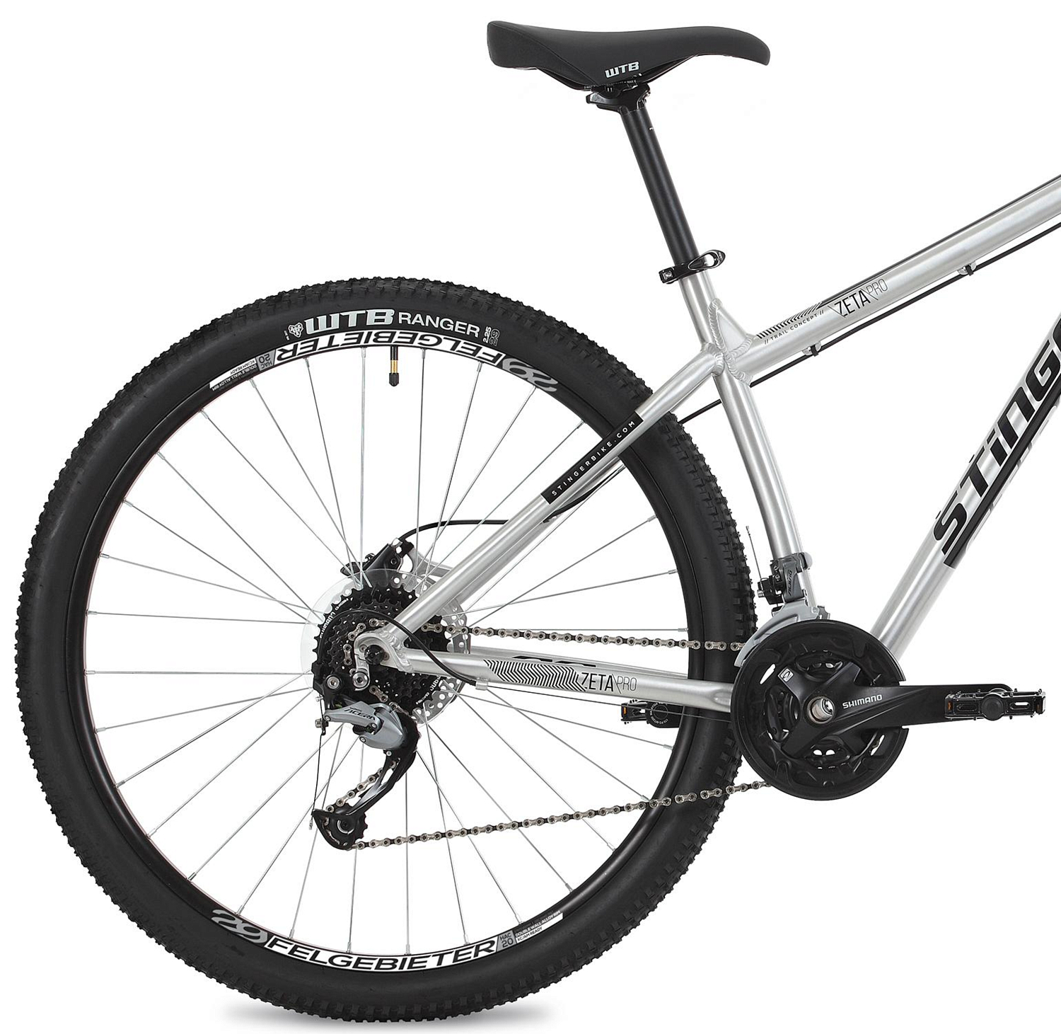 Велосипед Stinger Zeta Pro 29 2019 серебристый