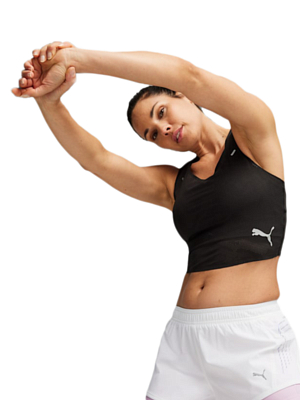 Топ беговой Puma Ultraspun Crop Black