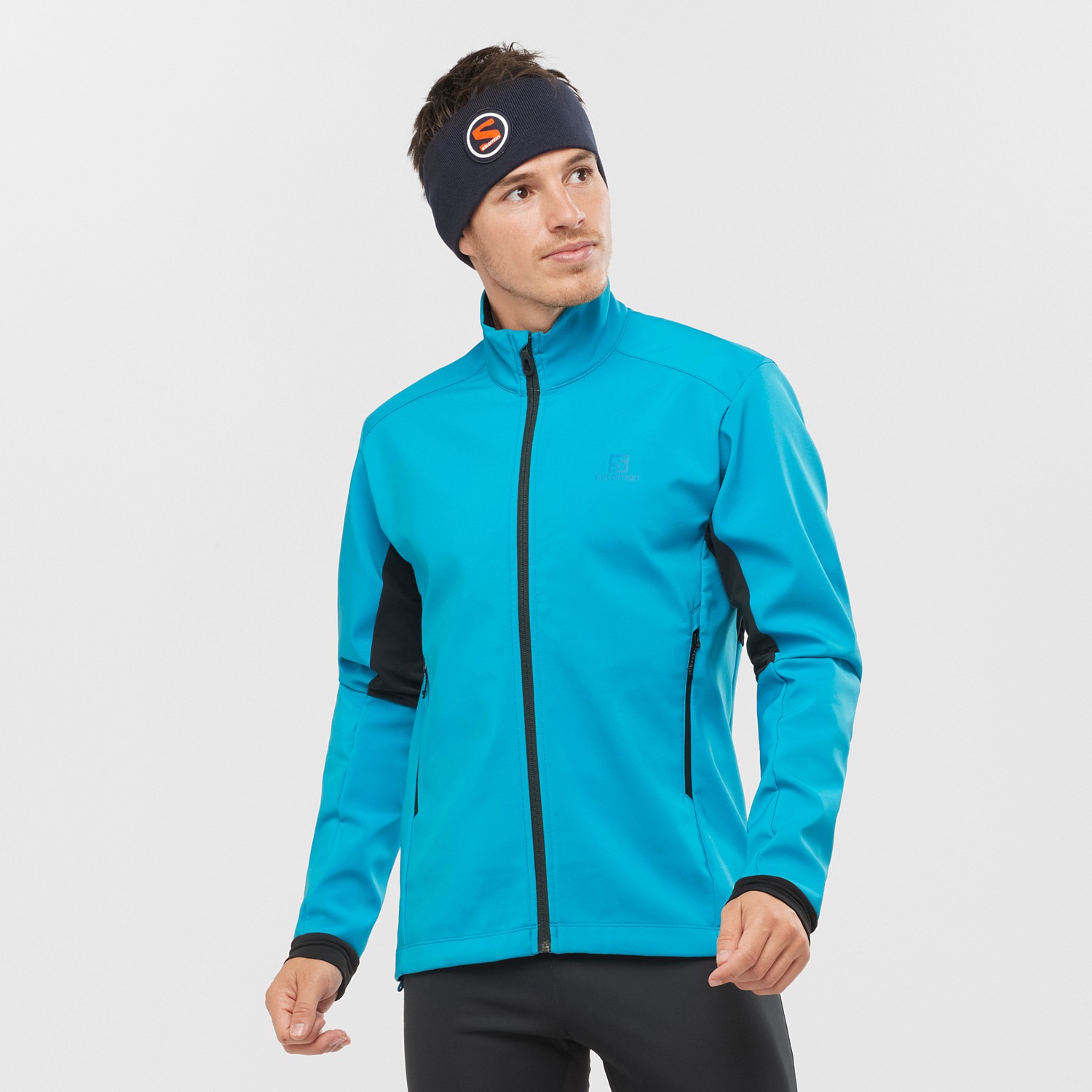 Куртка беговая SALOMON Agile Softshell Reef