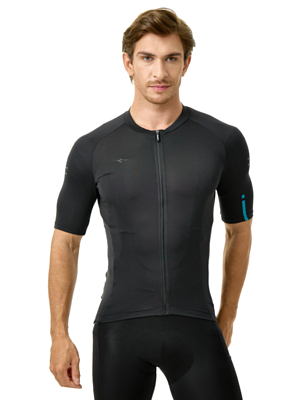 Велоджемпер с коротким рукавом Santic Azuni Black