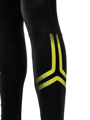 Тайтсы Asics Icon Performance Black/Lemon