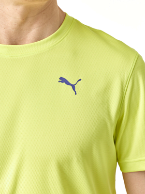 Футболка беговая Puma Graphics Faster Lemon Sherbert
