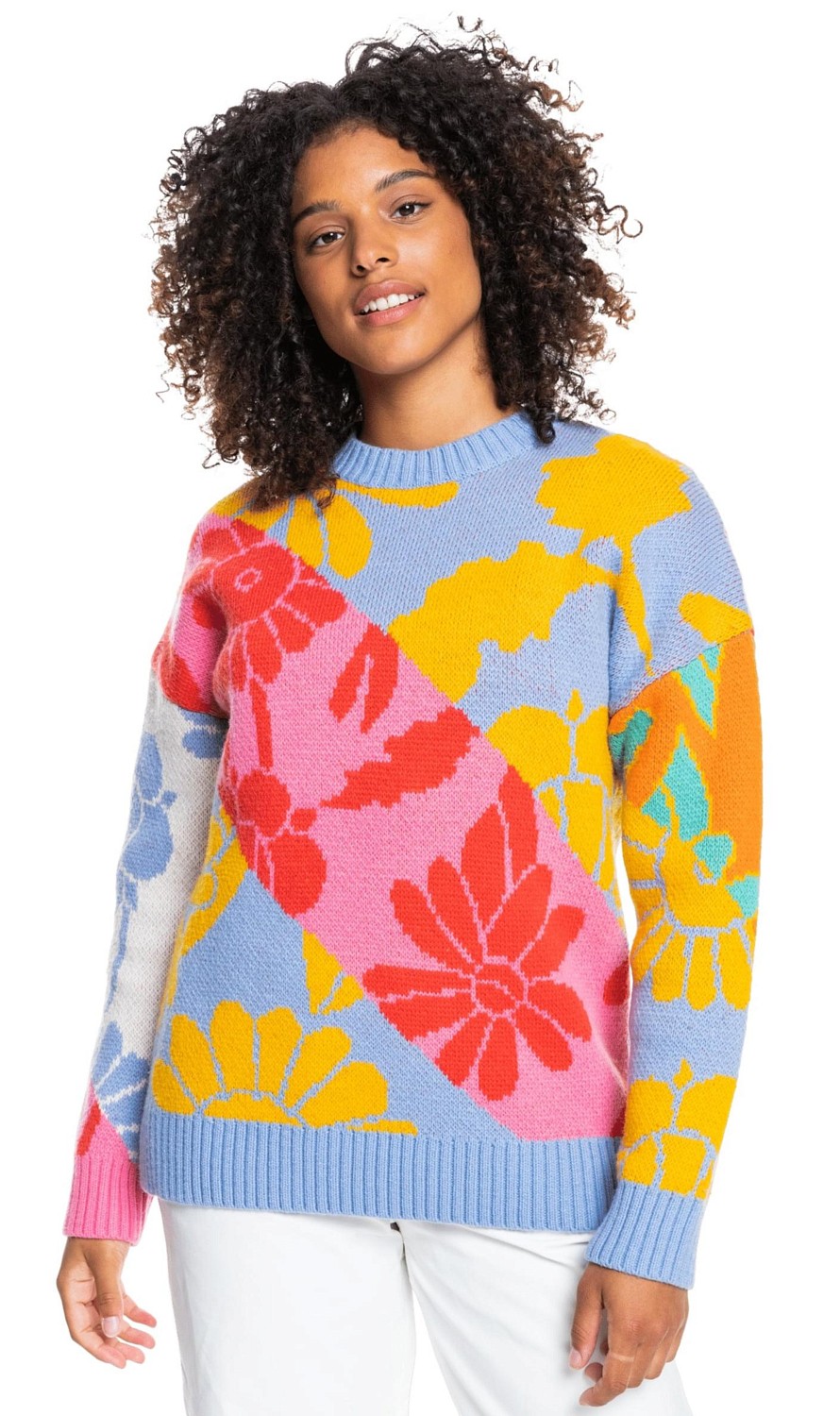 Флис сноубордический Roxy Rowley X Roxy WarmFlight Fleece Bright White Patch Rowley Jacq