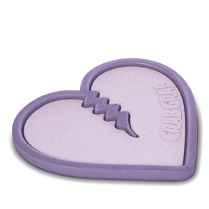 Наклейка на сноуборд CRABGRAB Mega Heart Lavender
