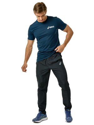 Футболка беговая Asics Chest Logo French Blue/White