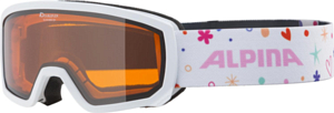 Очки горнолыжные ALPINA Scarabeo Jr. White-Rose Matt/Orange S2