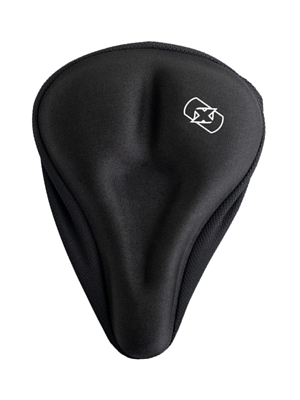 Гелевая накладка на седло Oxford 2023 Contour Gel Saddle Cover Black