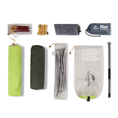 Палатка Naturehike Mongar 2 Light Grey/Dark Green