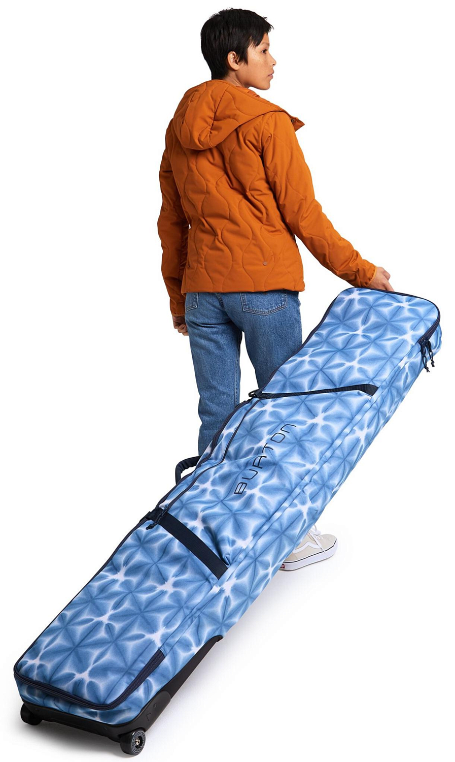 Чехол для сноуборда BURTON Wheelie Gig Bag Blue Dailola Shibori
