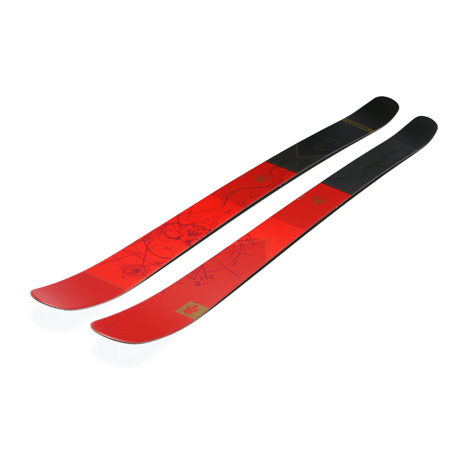 Горные лыжи MAJESTY Vanguard Red/Black