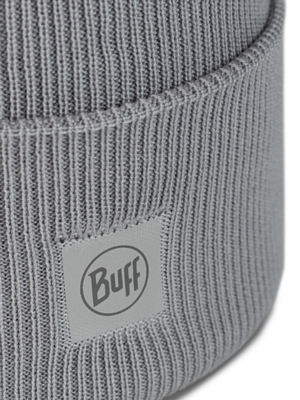 Шапка Buff Crossknit Hat Solid Light Grey