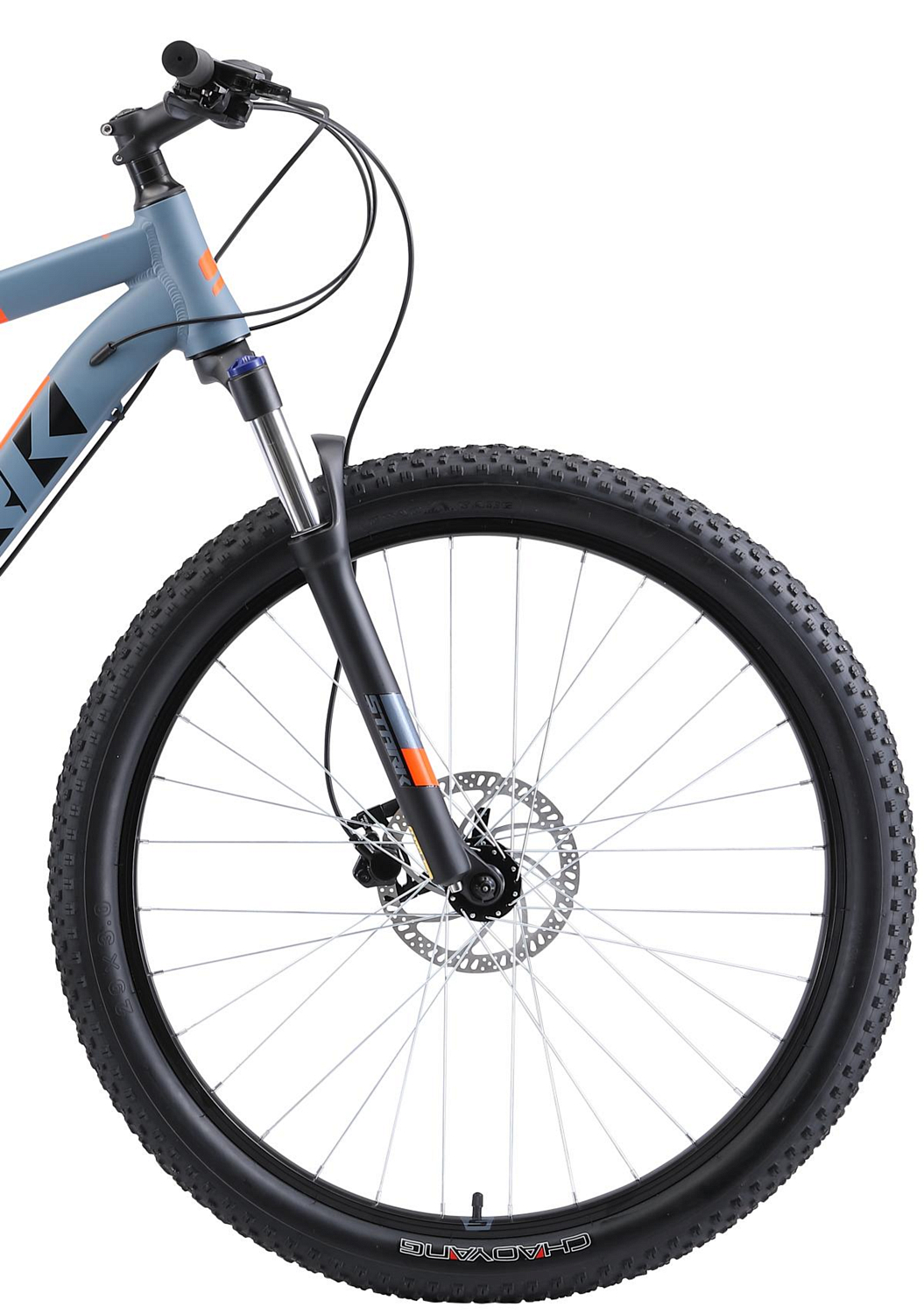 Велосипед Stark Funriser 29.4+ HD 2019 Серый/Оранжевый