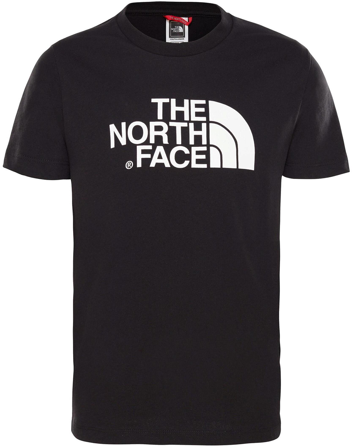 Футболка для активного отдыха The North Face 2019 Y S/S Easy Tee TNF Black/TNF White