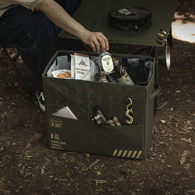 Ящик складной Cargo Container Twin Trash Gray