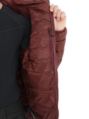 Куртка сноубордическая Jones Reup Down Puffy Hoody Vulcan Red