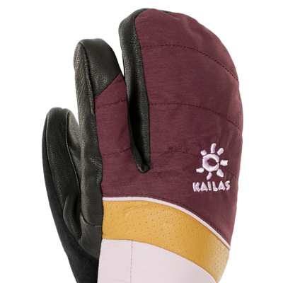 Варежки-лобстеры Kailas Yeti 3-figure Skiing Burgundy