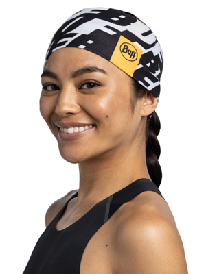 Повязка Buff Coolnet Uv Wide Headband Logo Multi