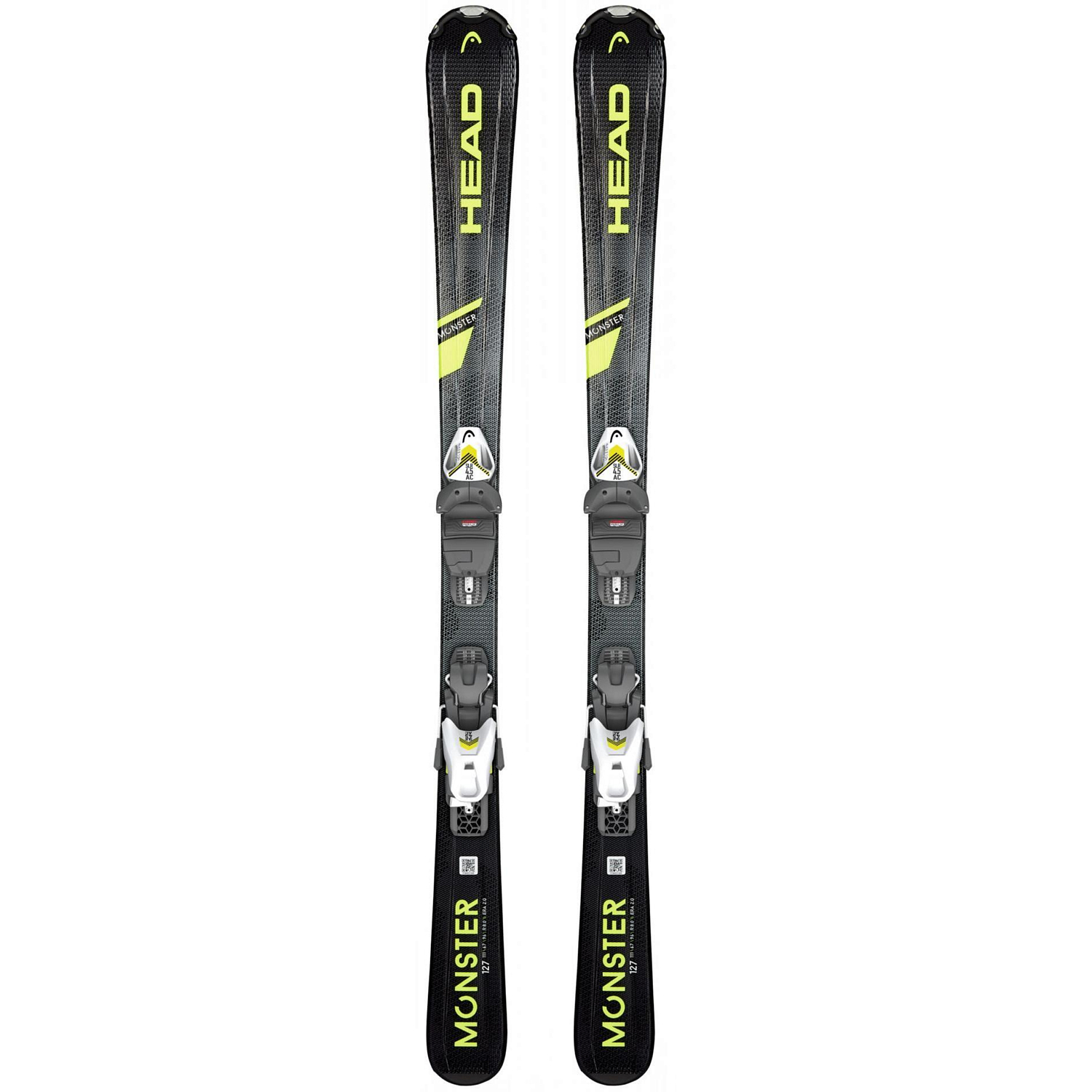 Горные лыжи с креплениями HEAD 2019-20 Monster SLR Pro + SLR 4.5 GW AC Brake 74 [I] Black/Neon Yellow