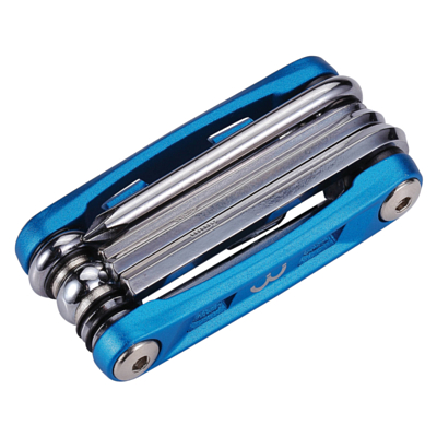 Мультитул велосипедный BBB Prime Fold S Blue/Silver