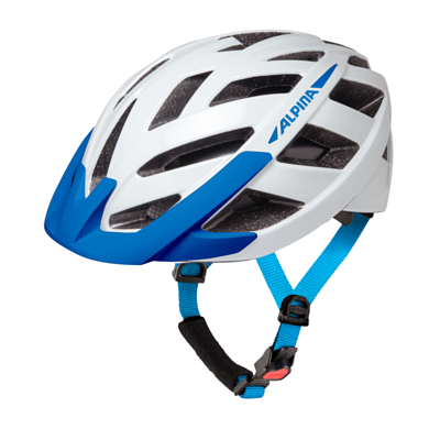 Велошлем ALPINA Panoma 3.0 White-Blue Gloss