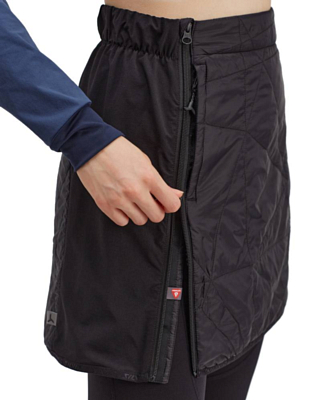 Юбка утепленная беговая SILVINI Liri W Black