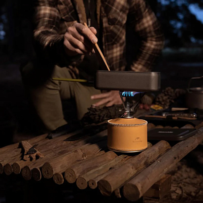 Горелка газовая Naturehike Mini Folding Camping Stove Silver