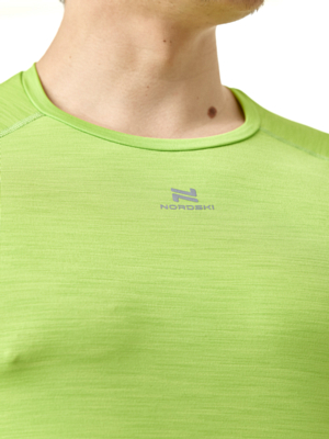 Футболка беговая Nordski Pro Lime Green