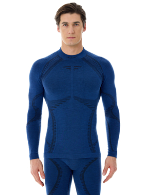 Футболка с длинным рукавом Accapi Ergowool Blue/Black