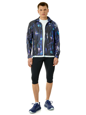 Куртка беговая Asics Road Lite Show Packable Blue