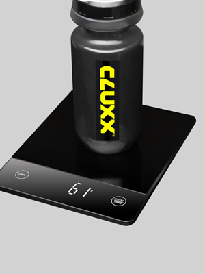 Фляга CLUXX Ergo 550 Transparent/Black