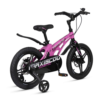 Велосипед MAXISCOO Cosmic Deluxe 16'' 2025 Розовый Матовый